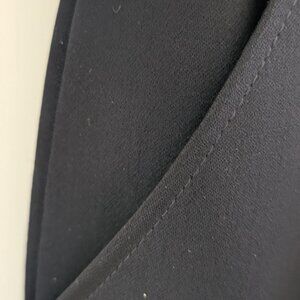 Chanel Navy Pencil Skirt w/ Pockets